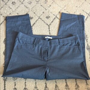 LOFT Navy Textured Pants